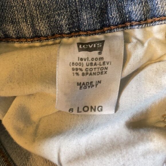 Levi's Vintage 515 Bootcut Jeans Cutoff Capris 6 - Picture 14 of 16